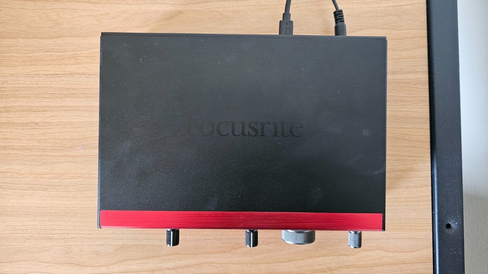 Focusrite Clarett+ 2Pre USB-C Audio Interface w/ Power Adapter & USB-C Cable
