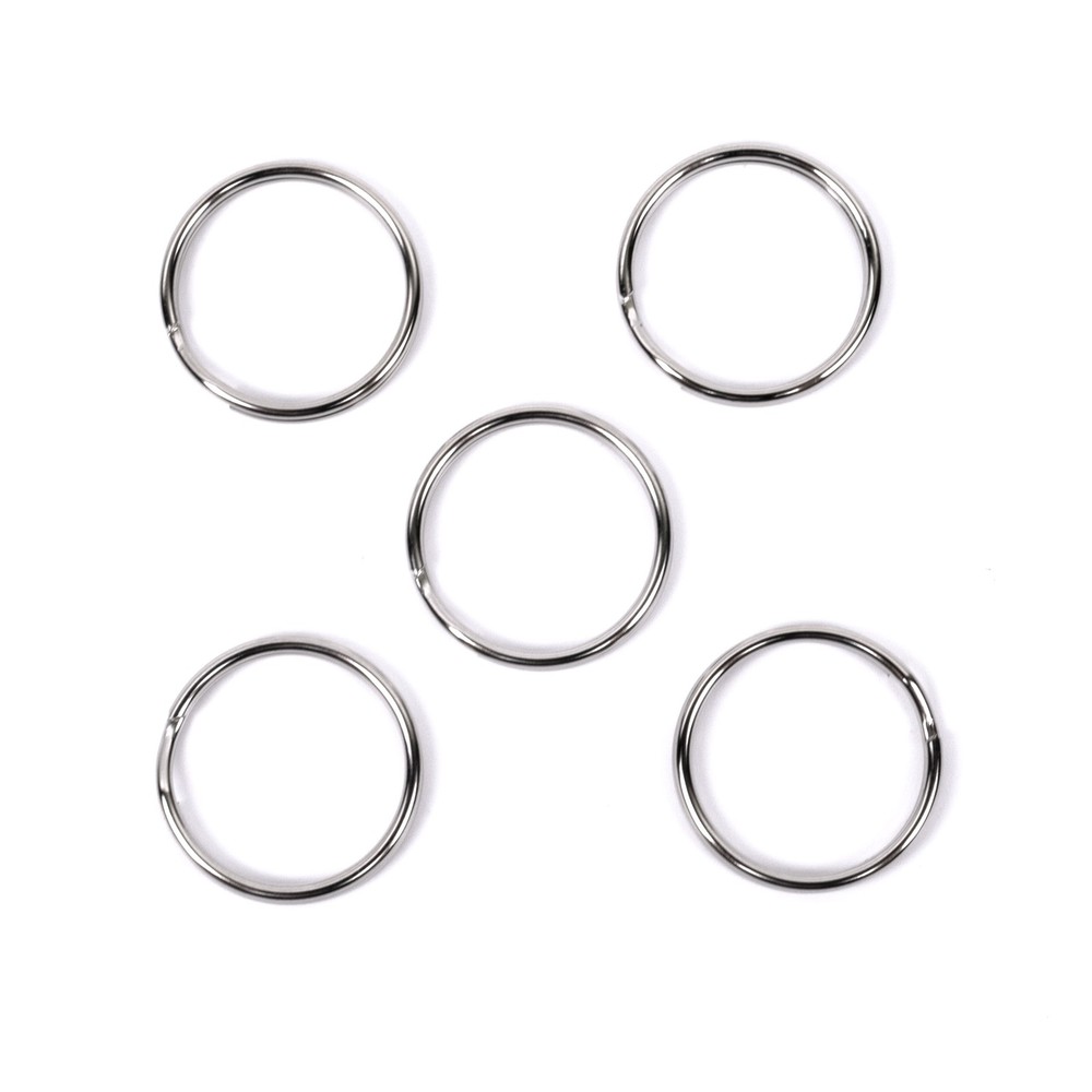 Country Brook Design® 3/4 Inch Split Ring Key Chain Rings, 100 Pack