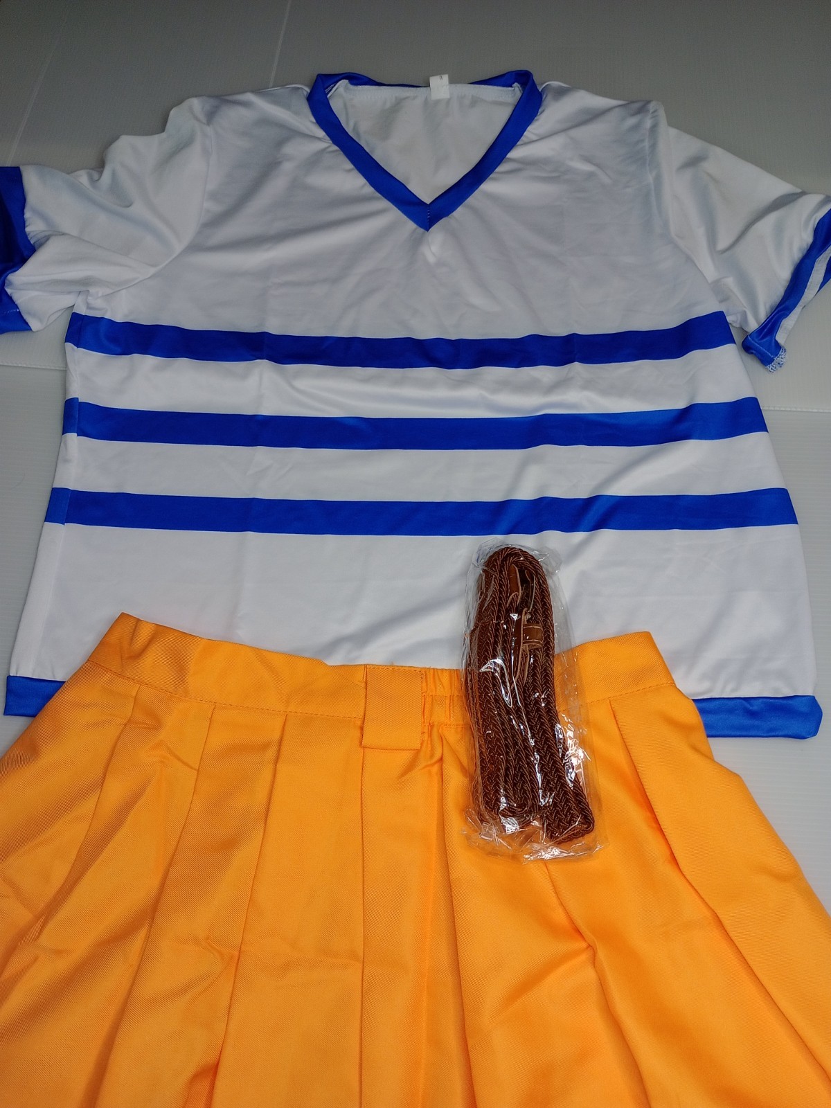 Emery Nami Dress Cosplay Costume Girls Real Live Version T-shirt Pleated MEDIUM