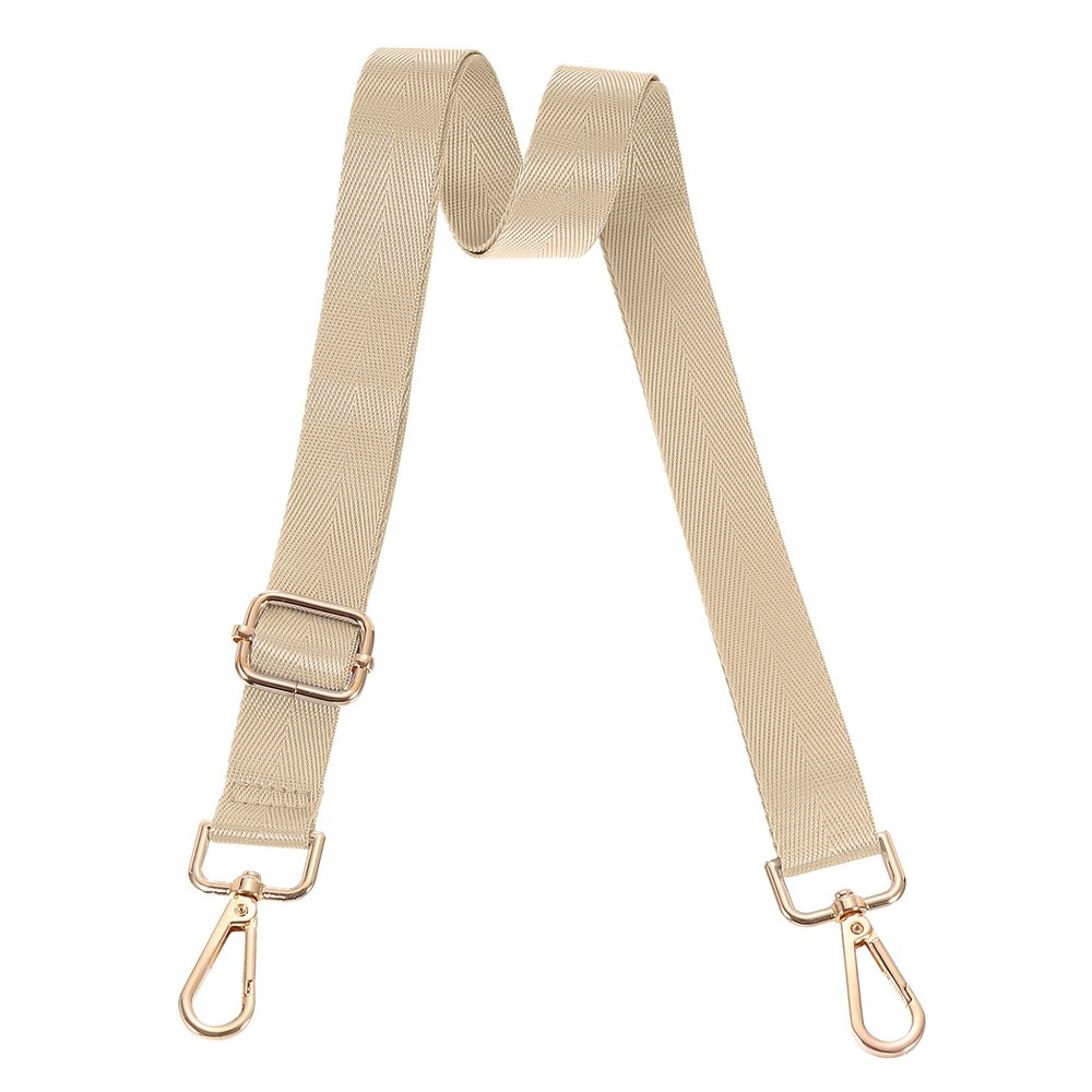 2.5cm Wide Shoulder Strap, Light Gold, Light Gold Pull Core Buckle