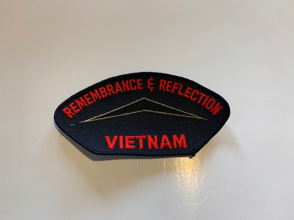 Remembrance & Reflection Vietnam patch, Vietnam war patch, military patch, NEW