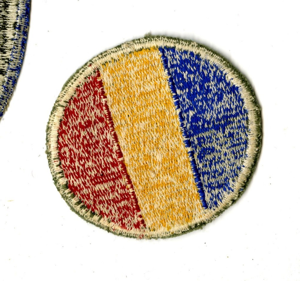 Replacement and Schools Command White Back Patch WWII Original