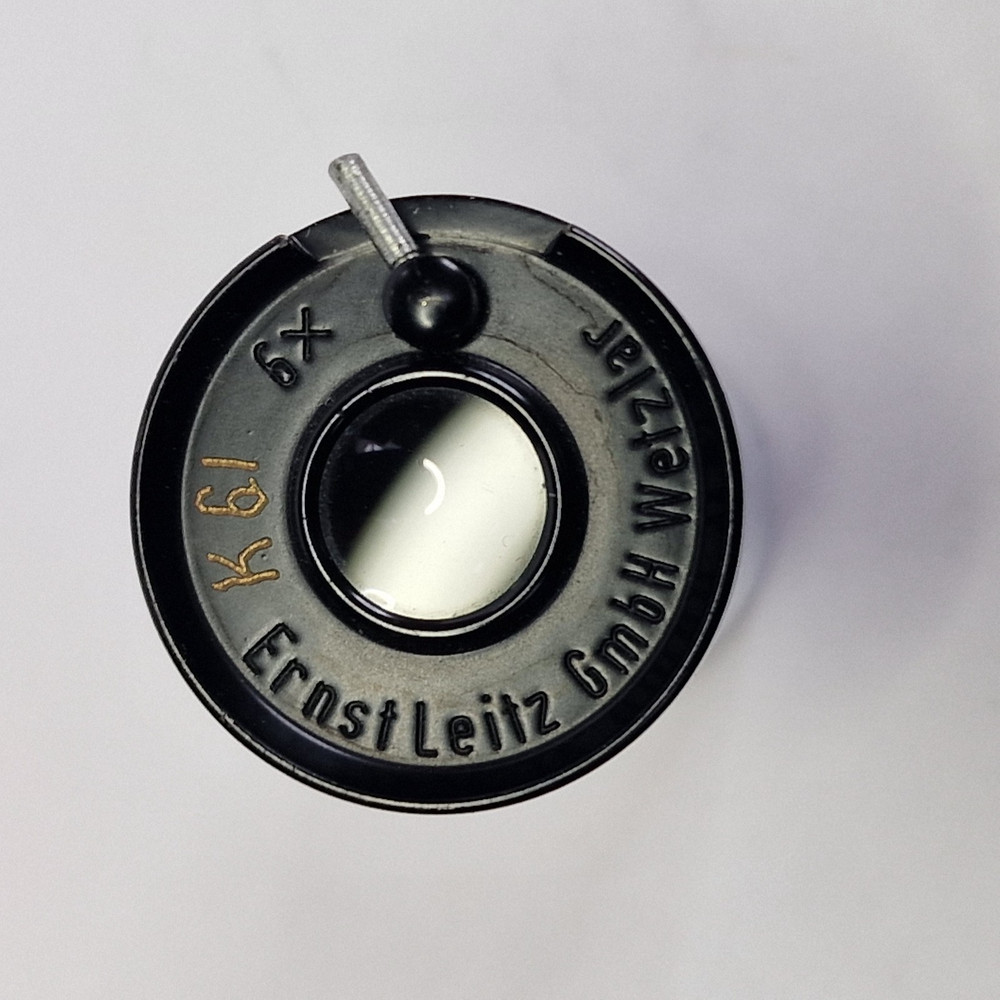 Leitz Wetzlar Vintage 6x Microscope Eyepiece WIth Pointer Reticle, Working