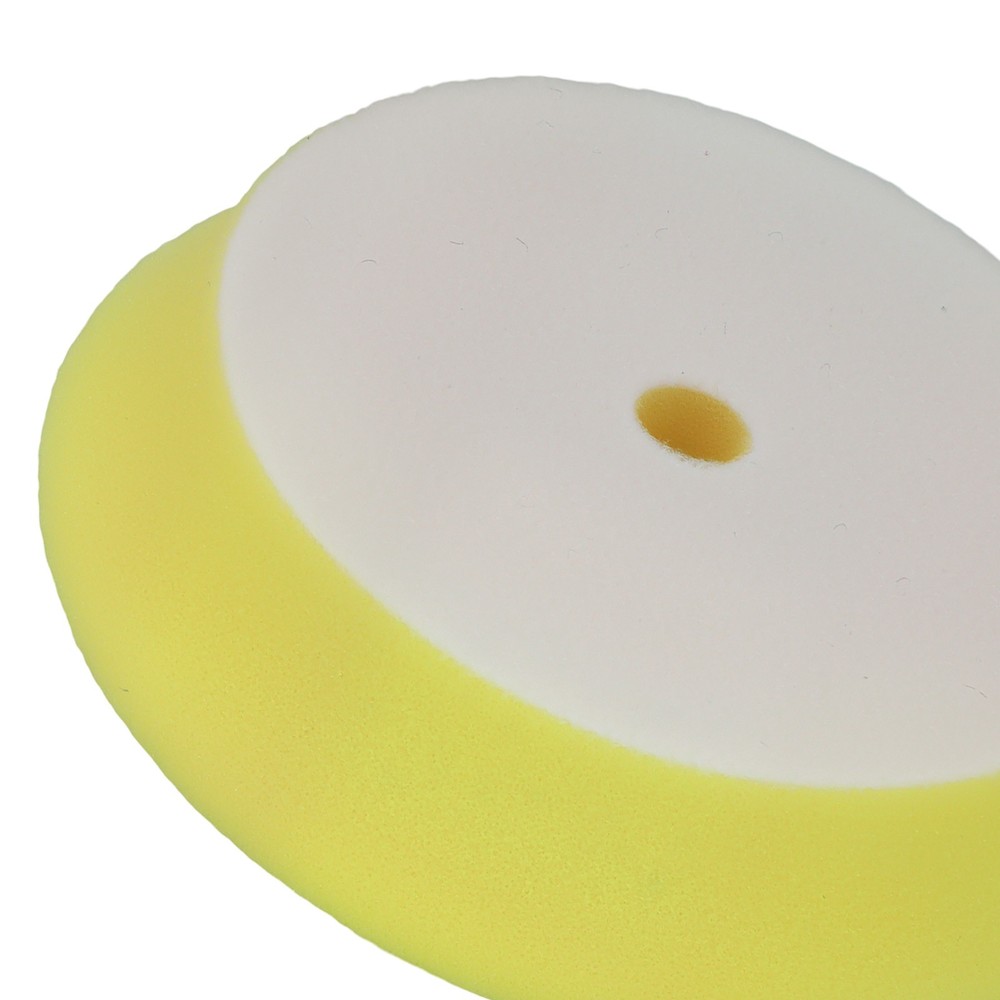 2PCS Medium Foam Car Buffing Pads 4" for 3" Backing Plate Orbital Buffer