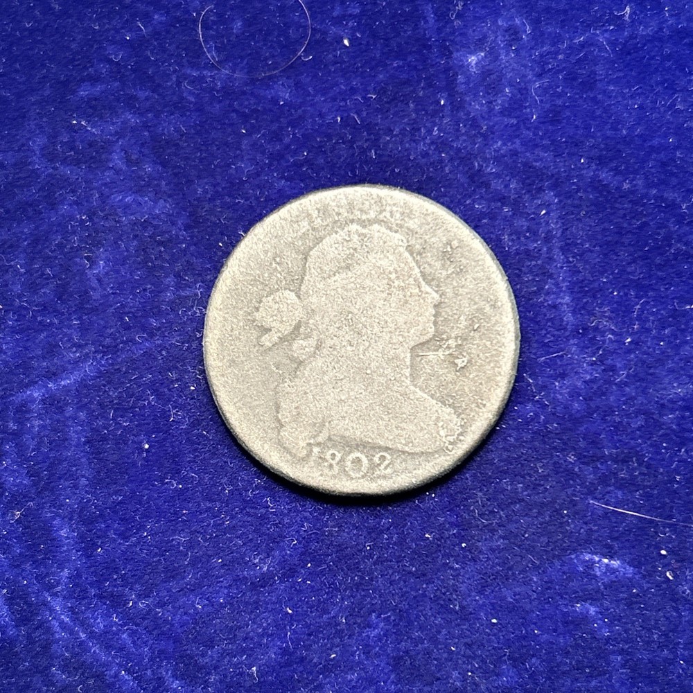 1802 Capped Bust Large Cent, G, Nice Example! QA3087