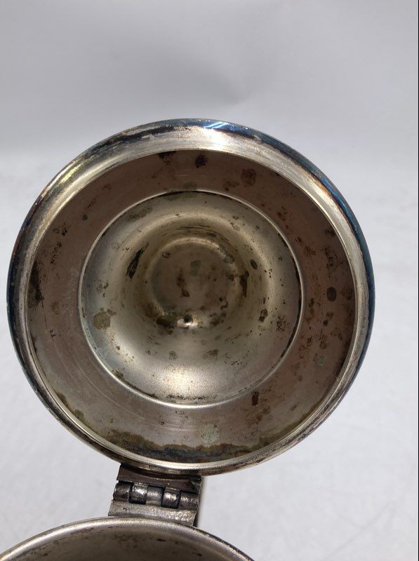 Vintage Silver Plated Collectible Tea Coffee Pot With Lid And Handle