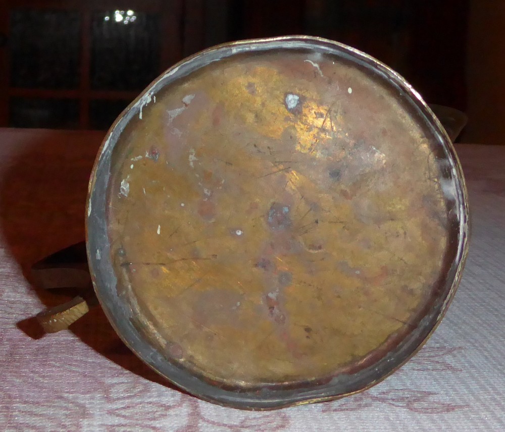 Vintage Small Handmade Brass Coffee Pot