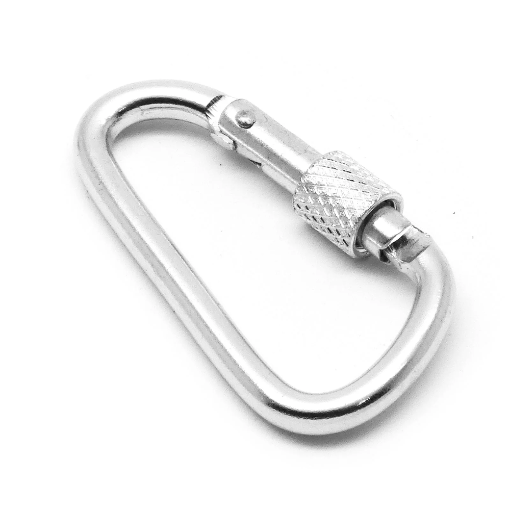 10pcs Aluminum Anodized D-Ring Locking Lightweight & Durable for Hiking, Camping