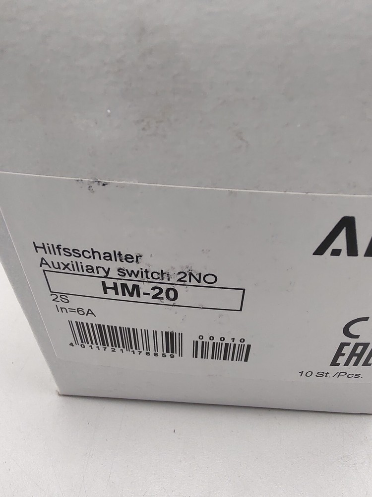 10 x ABL HM-20 auxiliary switch auxiliary switch 2NO