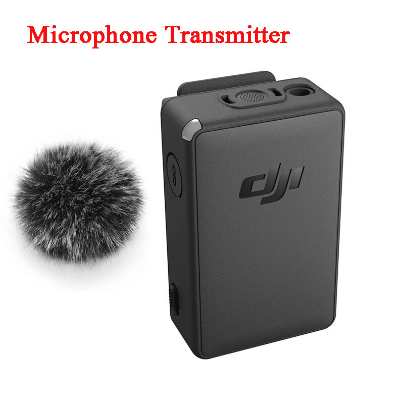 DJI Pocket 2 Wireless Mic Transmitter + Windscreen (Black)​ work good IN US
