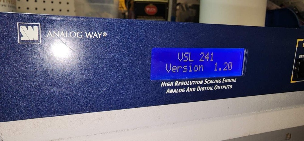 Analog Way V-Scale Plus VSL241 High Resolution Scaling Engine Analog&Digital Out