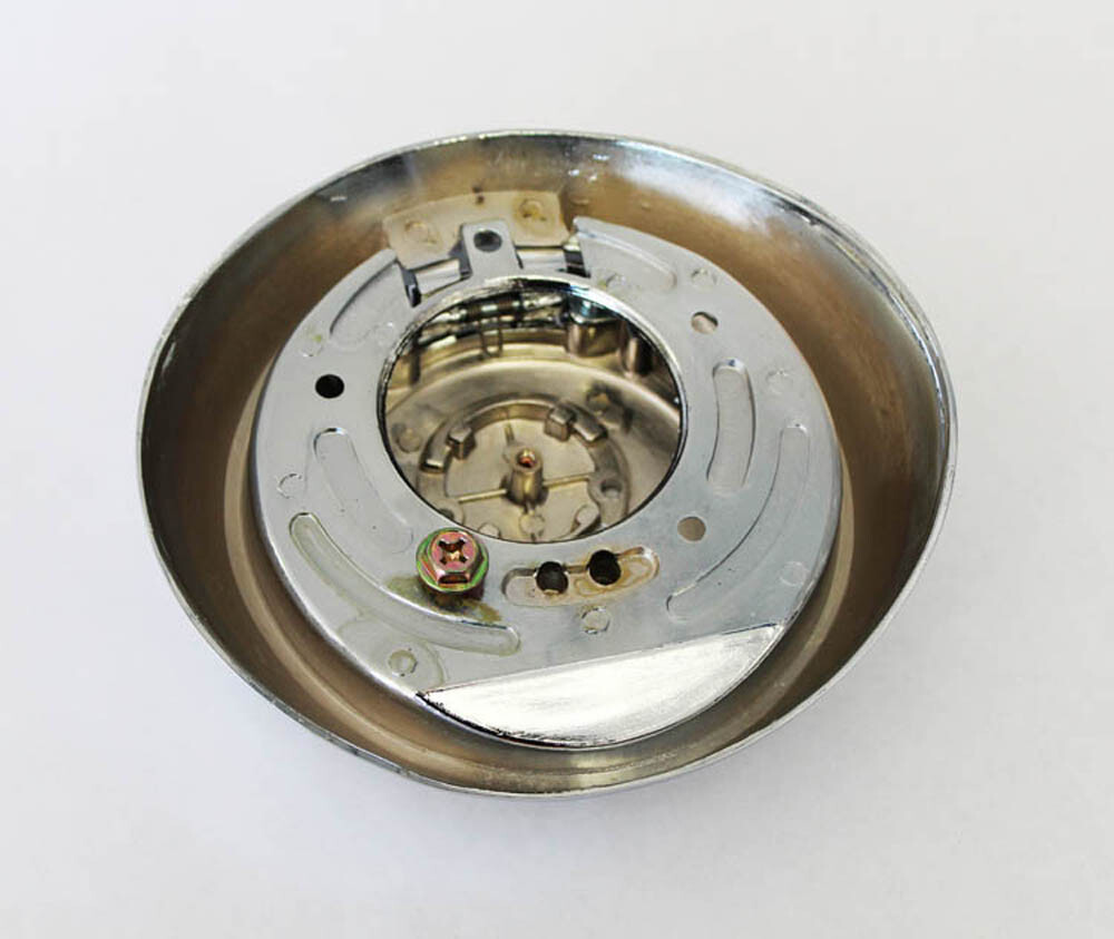 NEW! 1967 Ford Mustang Gas Cap Pop Open Style Chrome with Pony Emblem Free Ship