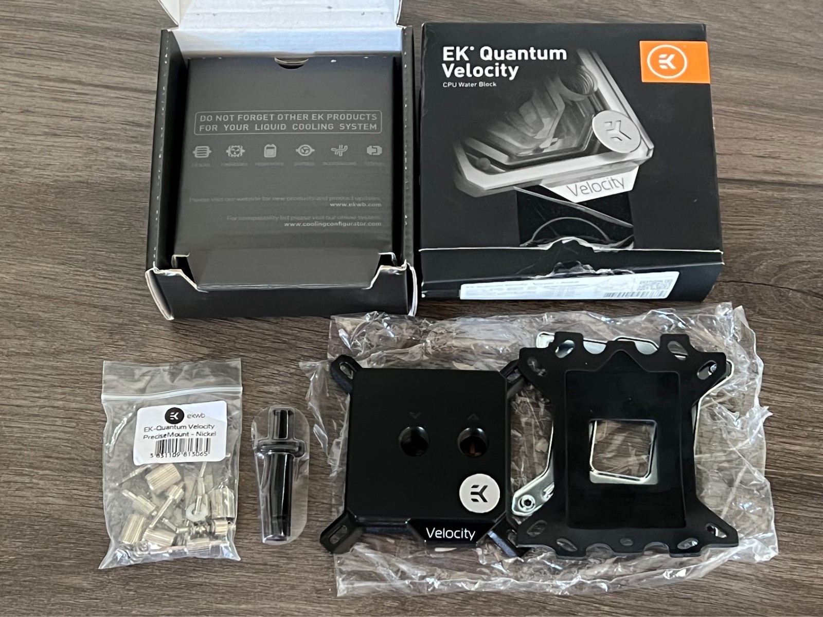 EKWB EK-Quantum Velocity CPU Water Block- Copper + Acetal