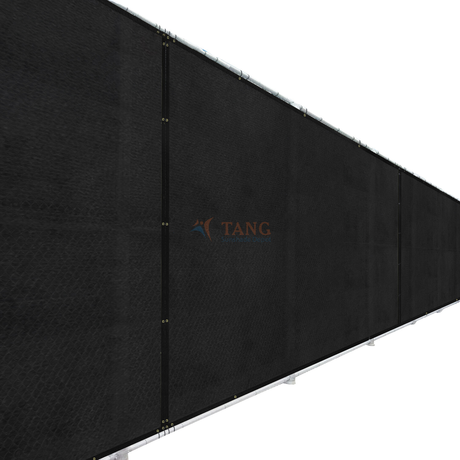 6ft Privacy Fence Screen Black Windscreen Garden Heavy Duty Mesh Shade Net Cover