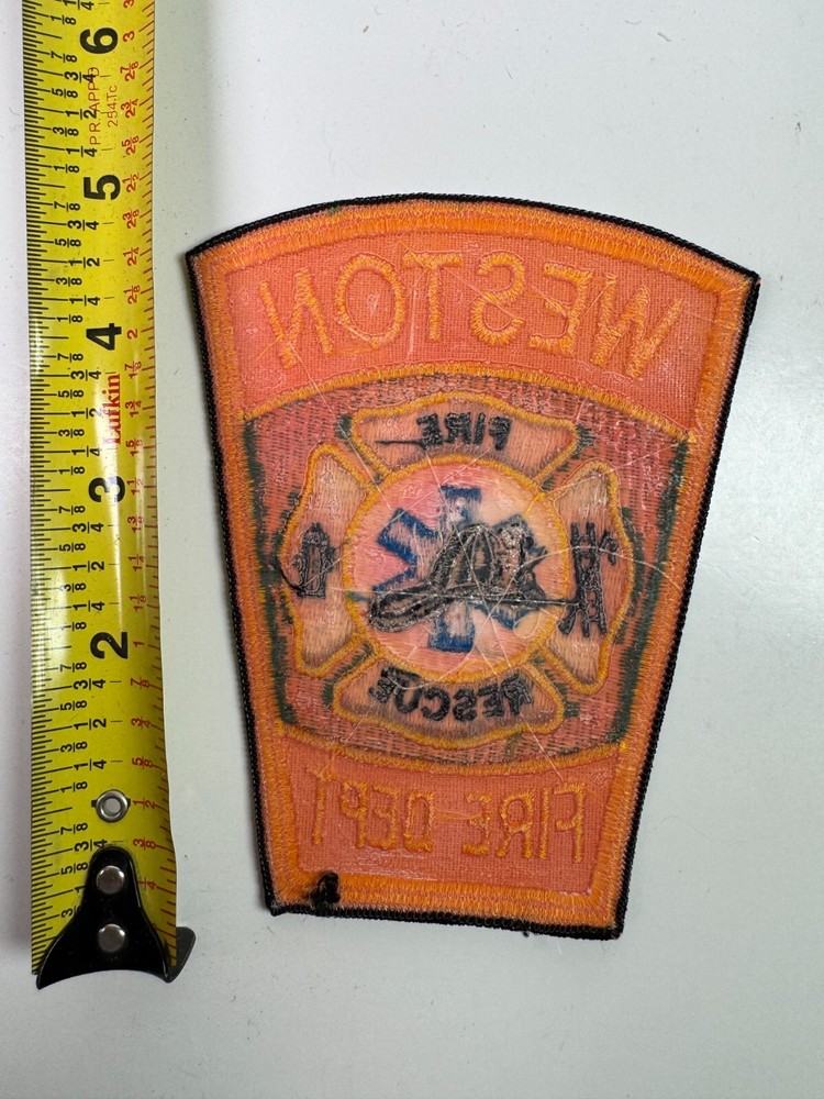Weston Fire Rescue Massachusetts MA Patch