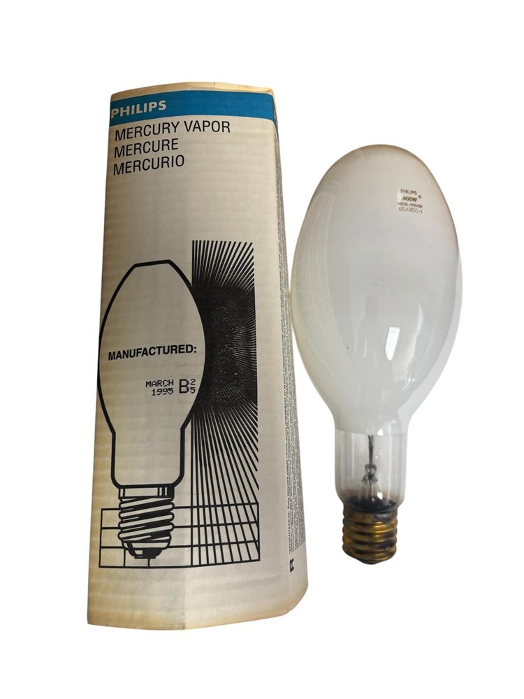 PHILLIPS 400W MERCURY LIGHTBULB H33GL-400/DX