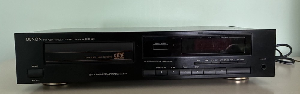 Denon DCD-520 PCM CD Player Digital Audio Untested Powers On No Remote