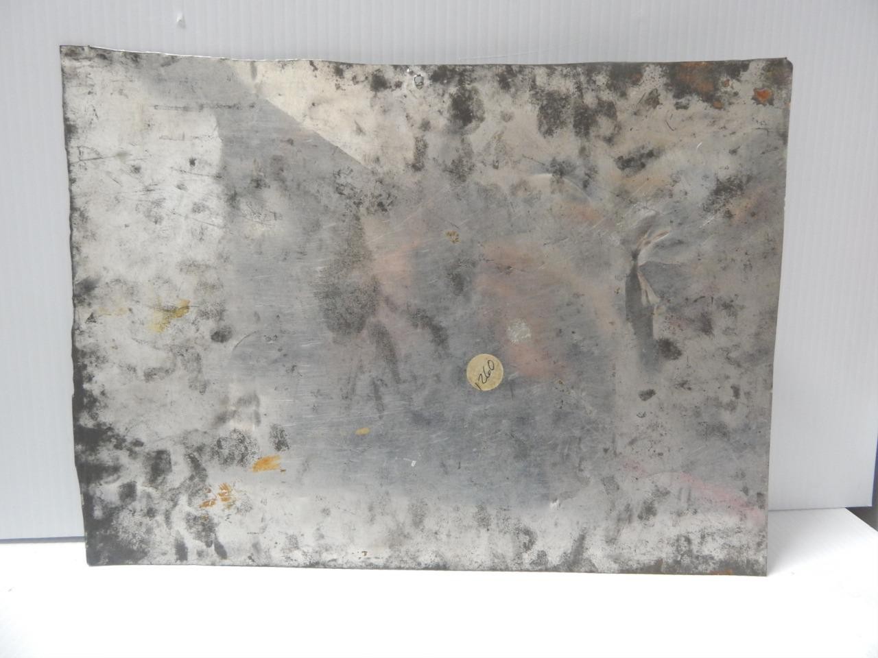 LARGE VINTAGE TIN MEXICAN RELIGIOUS EX VOTO RETABLO CATHOLIC CHRISTIAN FOLK ART