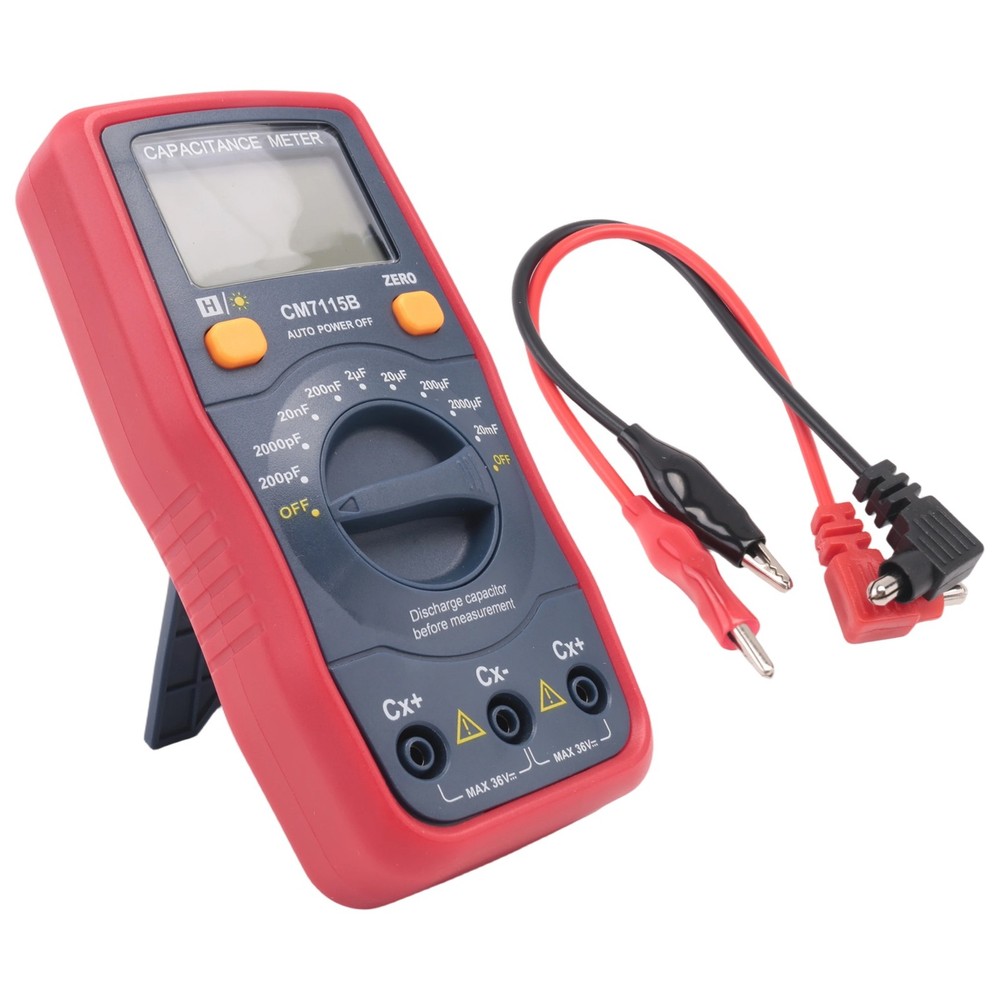 CM7115B Capacitance Meter Digital Multimeter LCD Display Measuring Tool, CM-6310