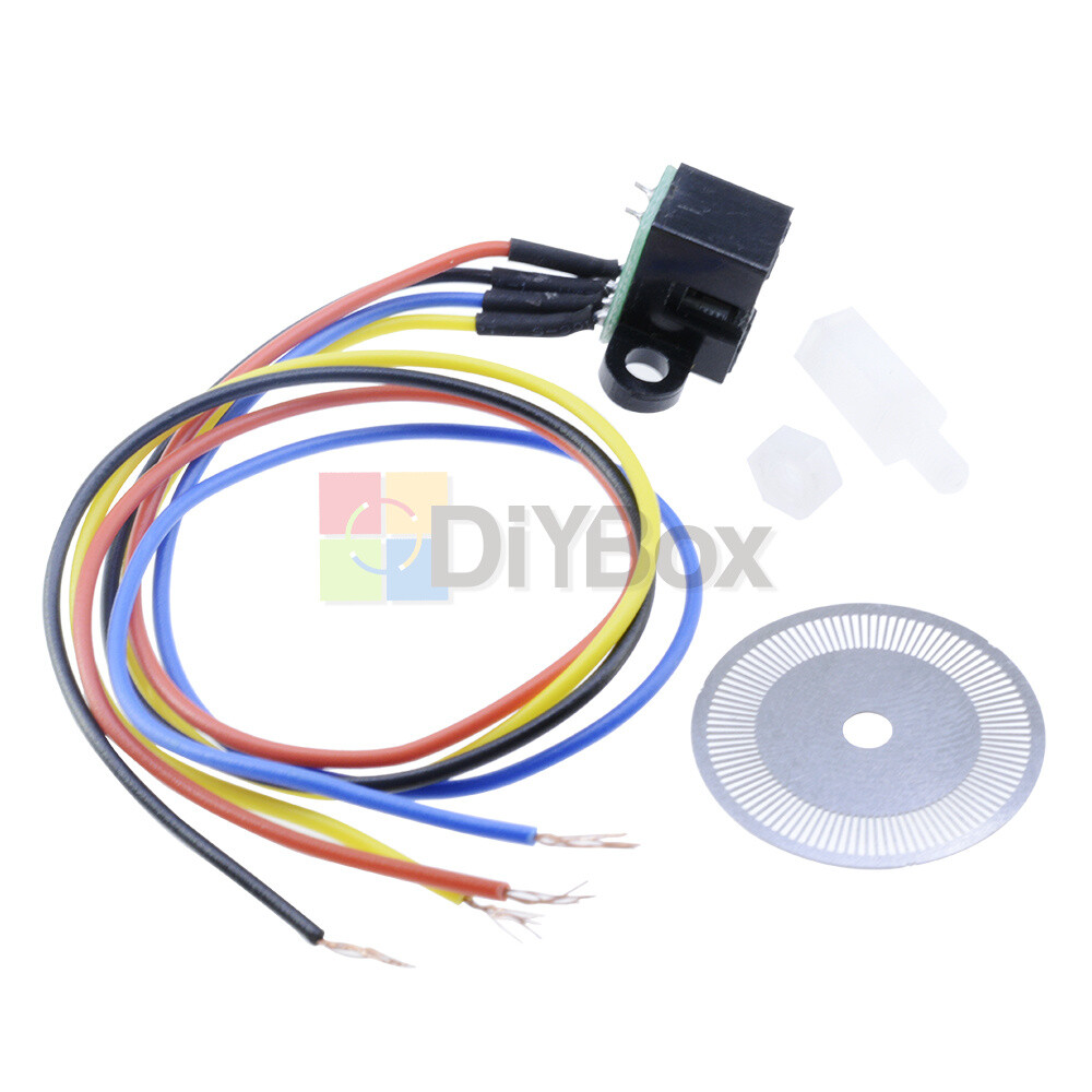 Photoelectric Speed Sensor Encoder Coded Disc wheel for Freescale Smart car