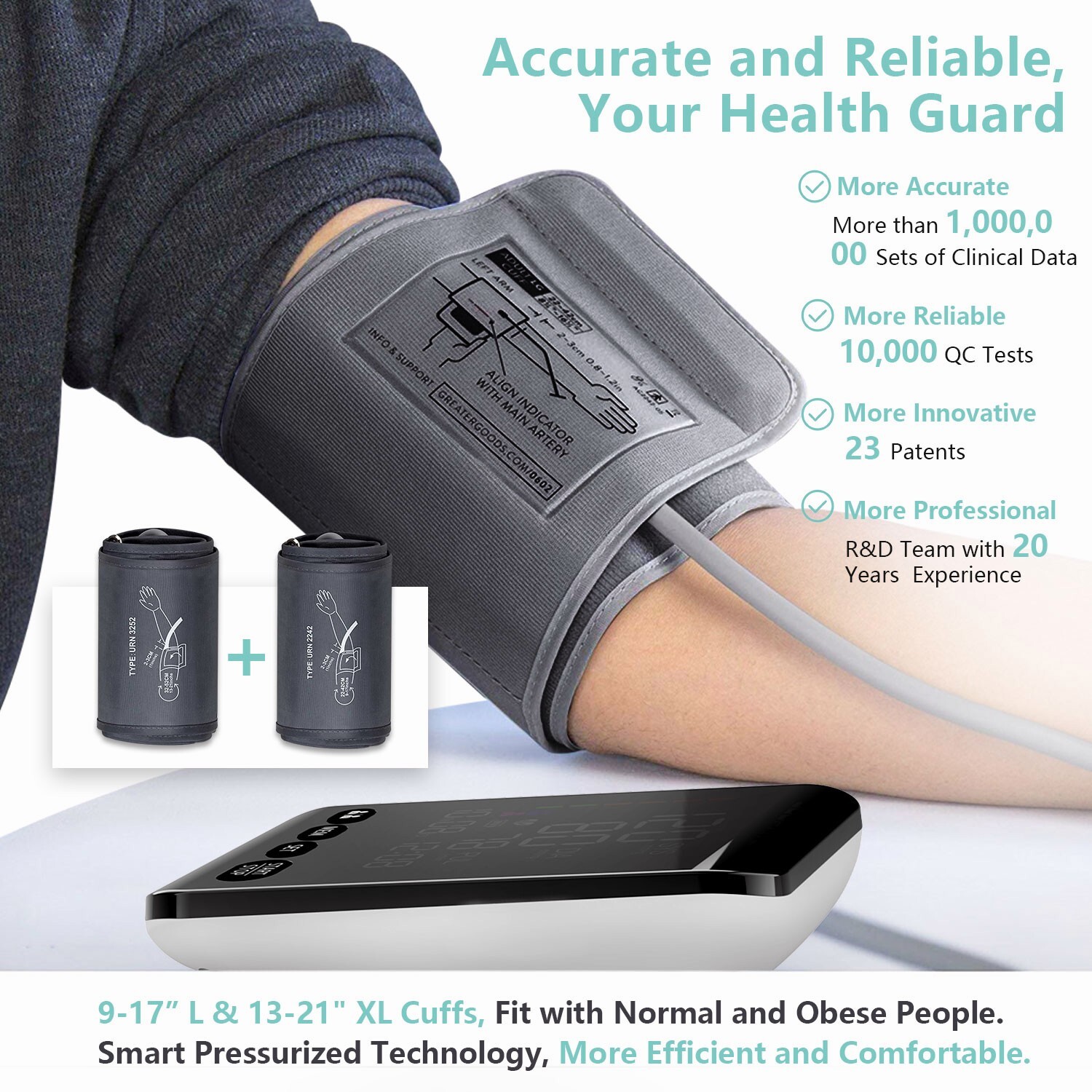 Blood Pressure Monitor Upper Arm, Automatic Digital Upper Arm Blood Pressure