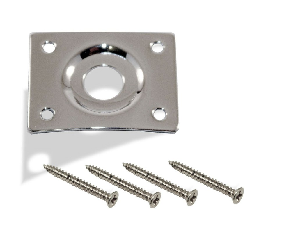 Jack Plate Rectangular Body Mount Chrome Bitterroot 081121CH