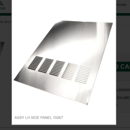 ASSY LH SIDE PANEL 1506T # 2031531-01S