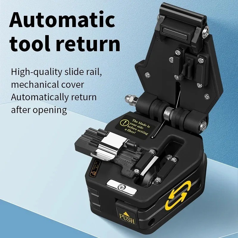 Fiber Cleaver Optical Cutting Knife Optic Cutter Cable FTTH Tool High Precision