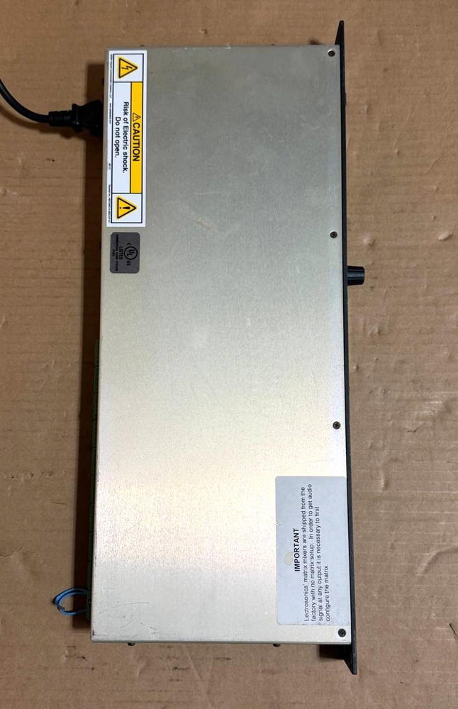LECTROSONICS INC DM812 DIGITAL AUTOMATIC MATRIX MIXER + DSP