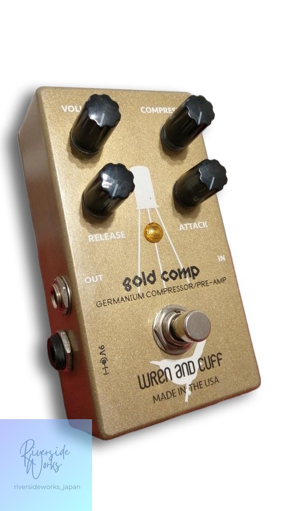 WREN AND CUFF GOLD COMP Compressor Effect Pedal JP