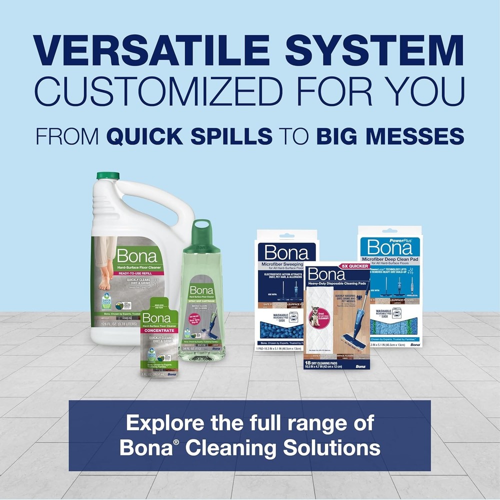 Premium Motion Multi-Surface Floor Spray Mop - Includes Multi-Surface Floor