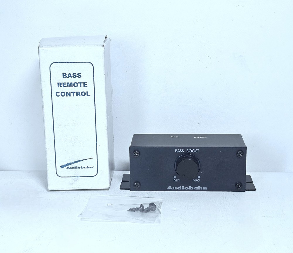 Bass Boost Remote Control With Wired Connection By Audiobahn