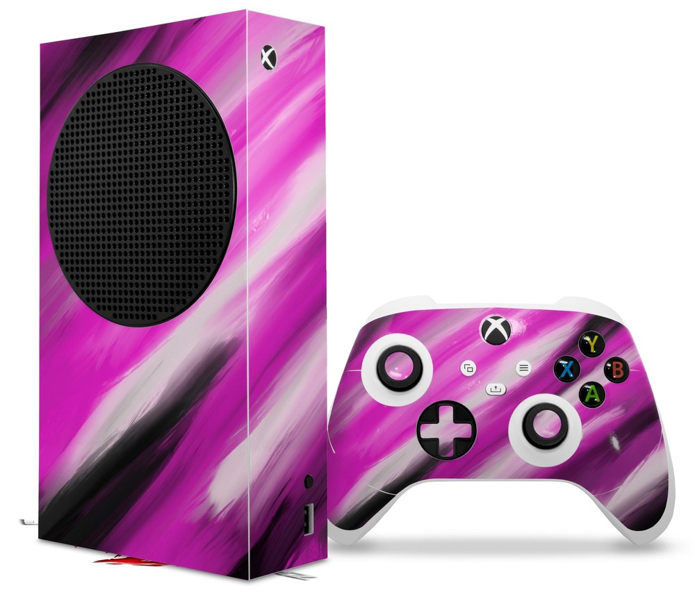 Skins XBOX Series S Console Controller Paint Blend Hot Pink