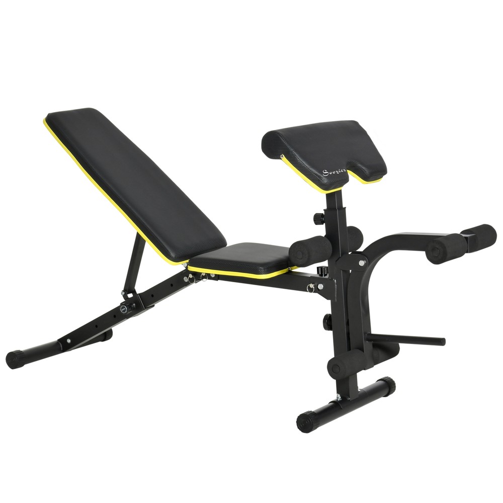 Multi-Functional Sit-Up Dumbbell Bench Adjustable Seat and Back Angle