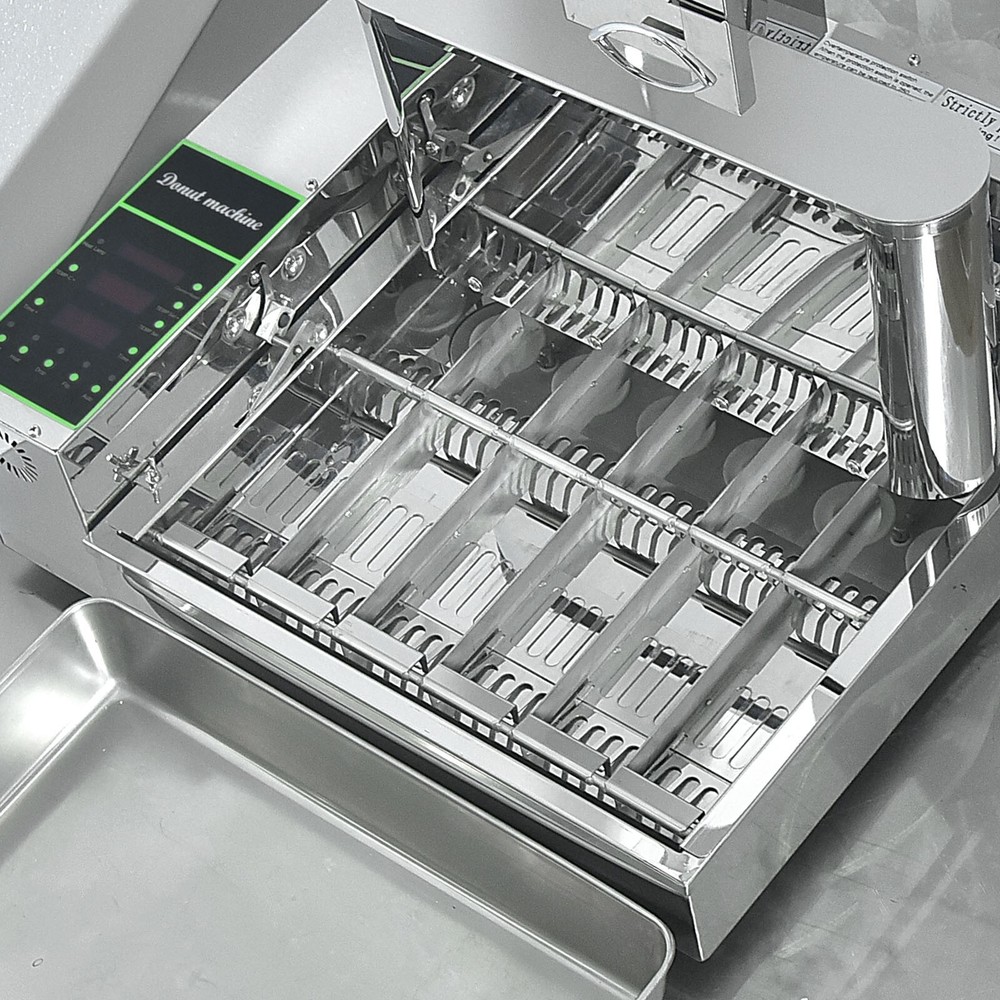 95% New Commercial Mini 6 Rows Donuts Making Machine Doughnut Maker-2600pcs/Hour
