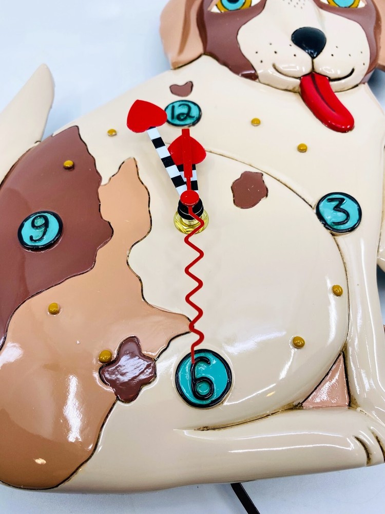 Allen Designs Studio Wall Clock: No Bones Dog