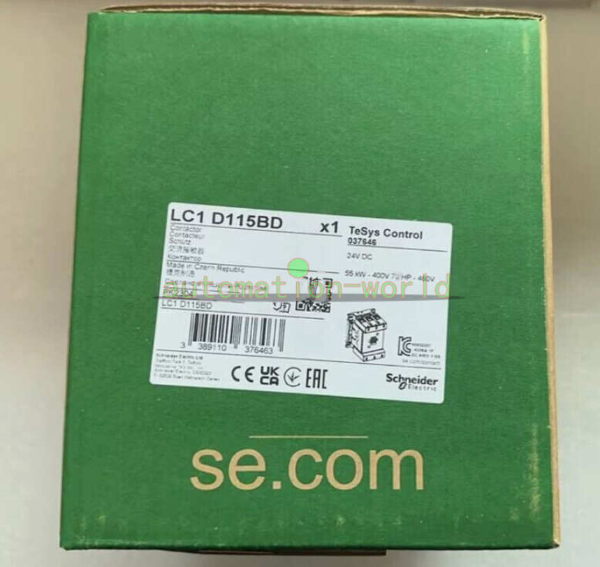 ONE NEW LC1D115BD CONTACTOR LC1 D115BD