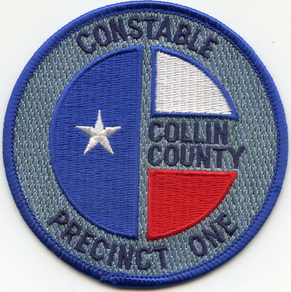 COLLIN COUNTY TEXAS TX Precinct 1 CONSTABLE sheriff police PATCH