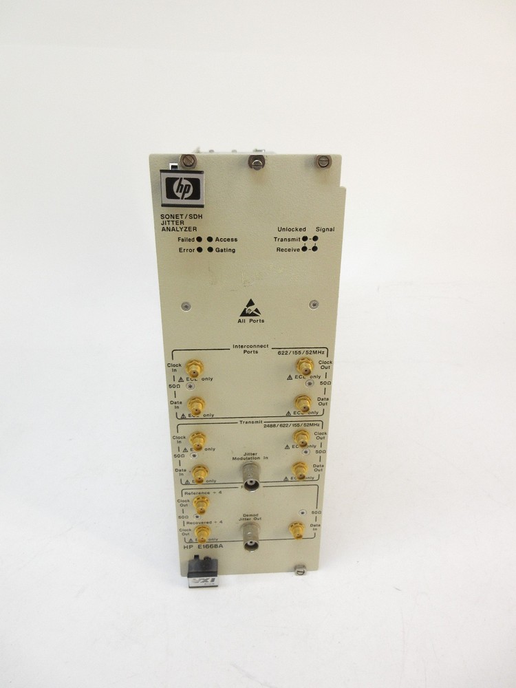 Agilent Keysight E1668A Sonet/SDH Jitter Analyzer, 2.4 Gb/s, VXI Module
