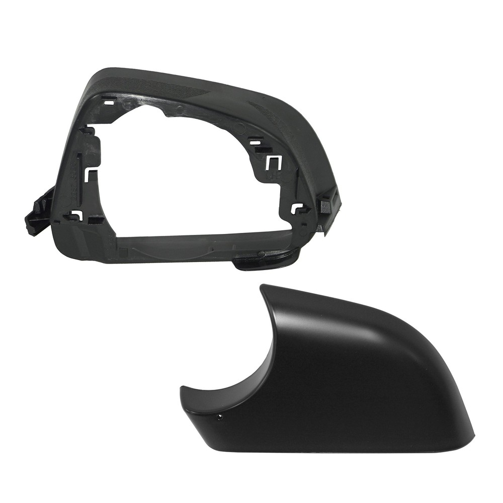 Black Left Front Side Mirror Base Cover Holder Frame For Tesla Model 3 2017-2021