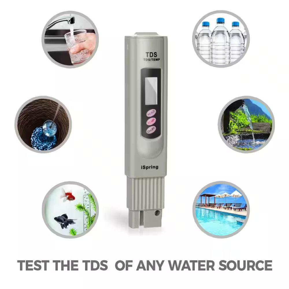 Advanced Digital TDS Meter Water Quality Tester with Automatic Calibration, Temp