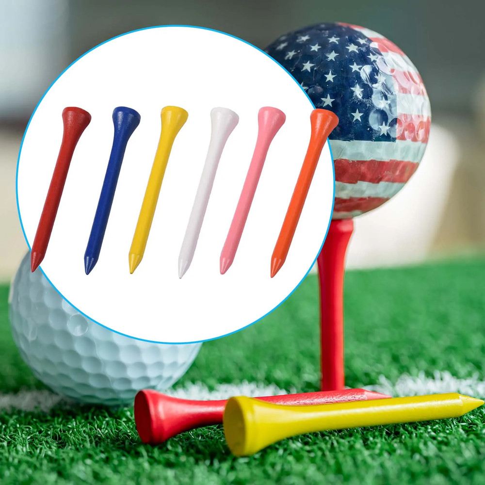3.25” Widemouth Plastic Golf Tees | 100 Tee Player’s Pack - Max