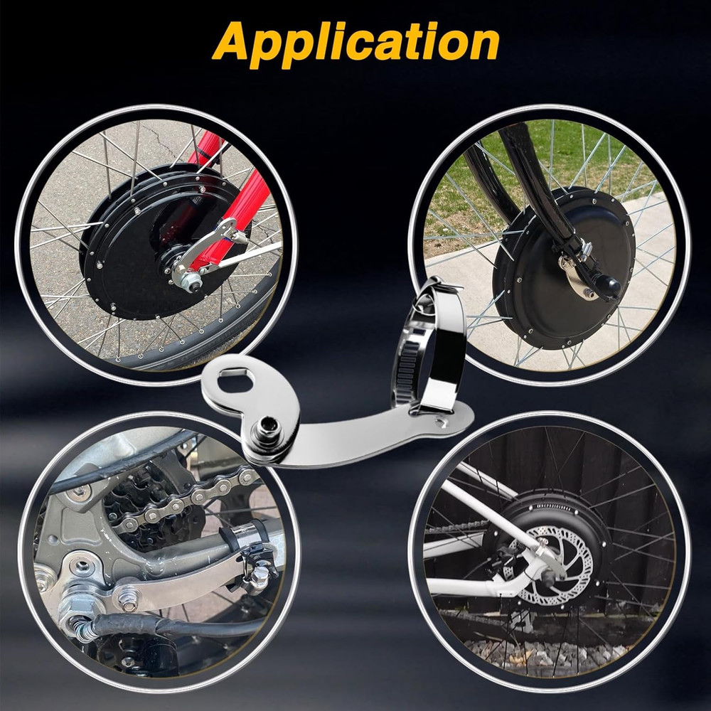 2 Sets Universal Torque Arm Conversion Kit（M14） Compatible with E-Bike Front ...