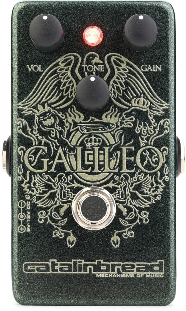 Catalinbread Galileo Treble Boost Overdrive Pedal - Black (2-pack) Bundle