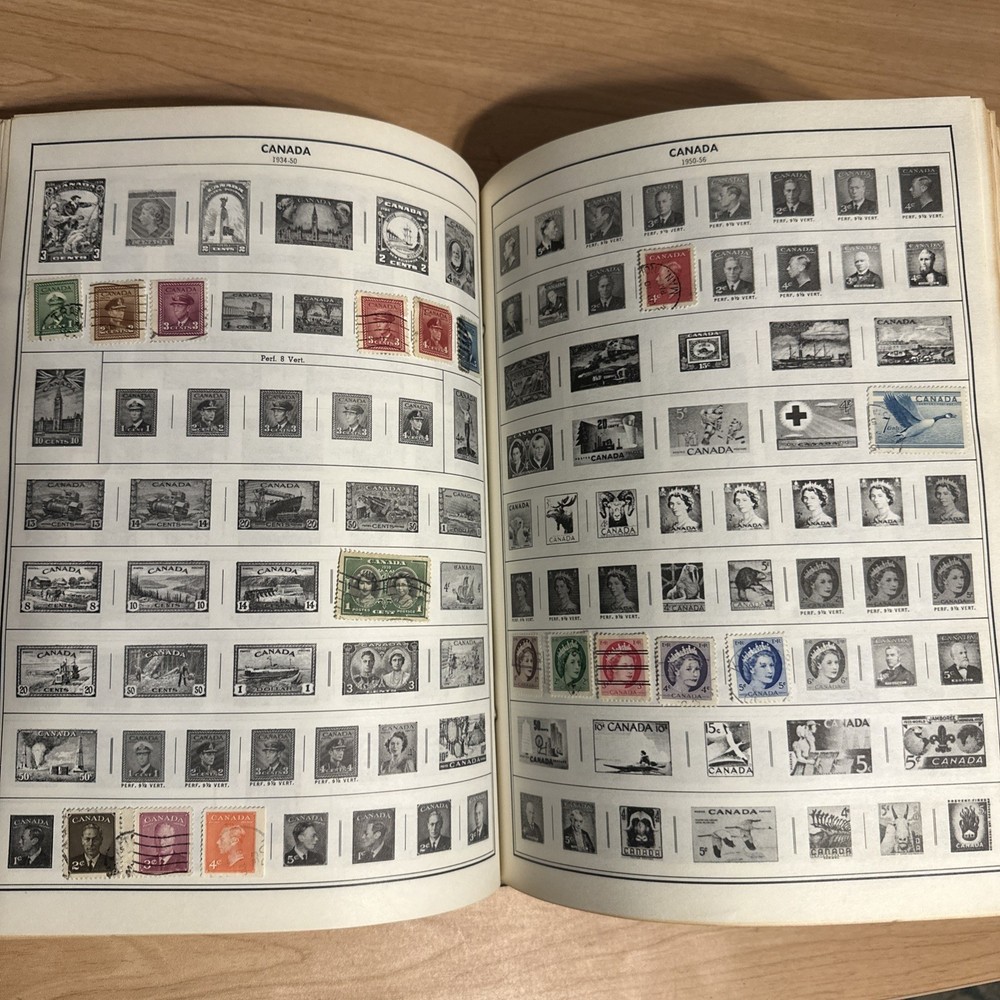 🌟 Standard World Harris Masterwork Stamp Albums Collection w/Stamps Please Read