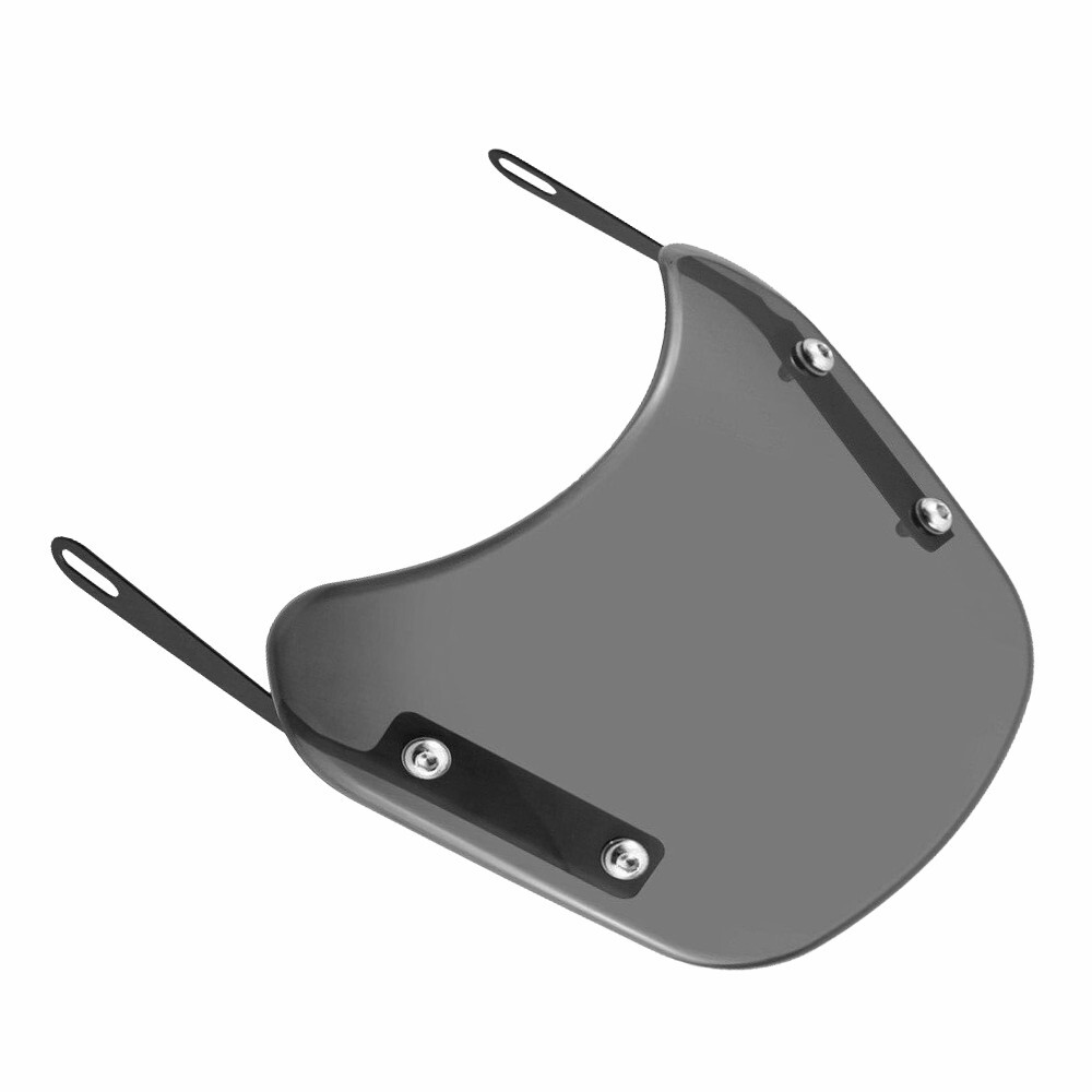 Universal Headlight Motorcycle Windshield Windscreen For 5"-7'' Headlight Smoked