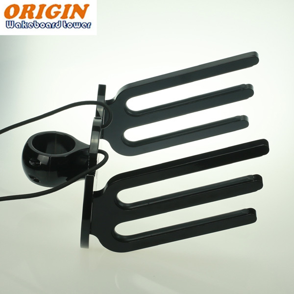 2 ORIGIN WWII Wakeboard Tower Rack |Board Holder |Black