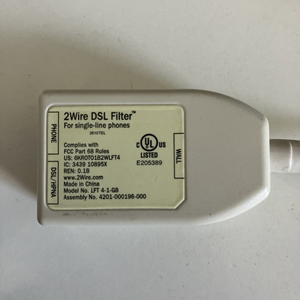 2Wire DSL Phone Filter