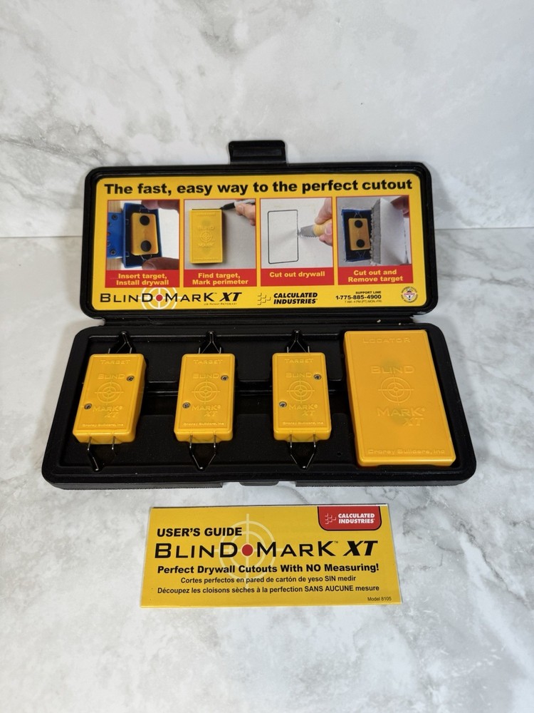 Blind Mark XT Drywall Electrical Box Locator Tool Kit w/ Case