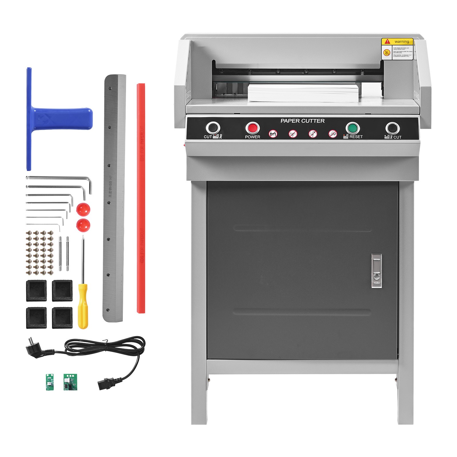 Uimoso Electric Paper Cutter with 17.72 in Width and 1.57 in Thickness